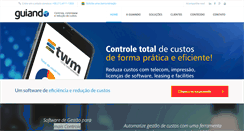 Desktop Screenshot of guiando.com.br